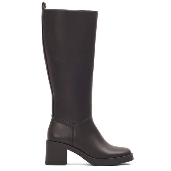 NEW ANDREA women's tall riding boots in black - Picture 2 of 4